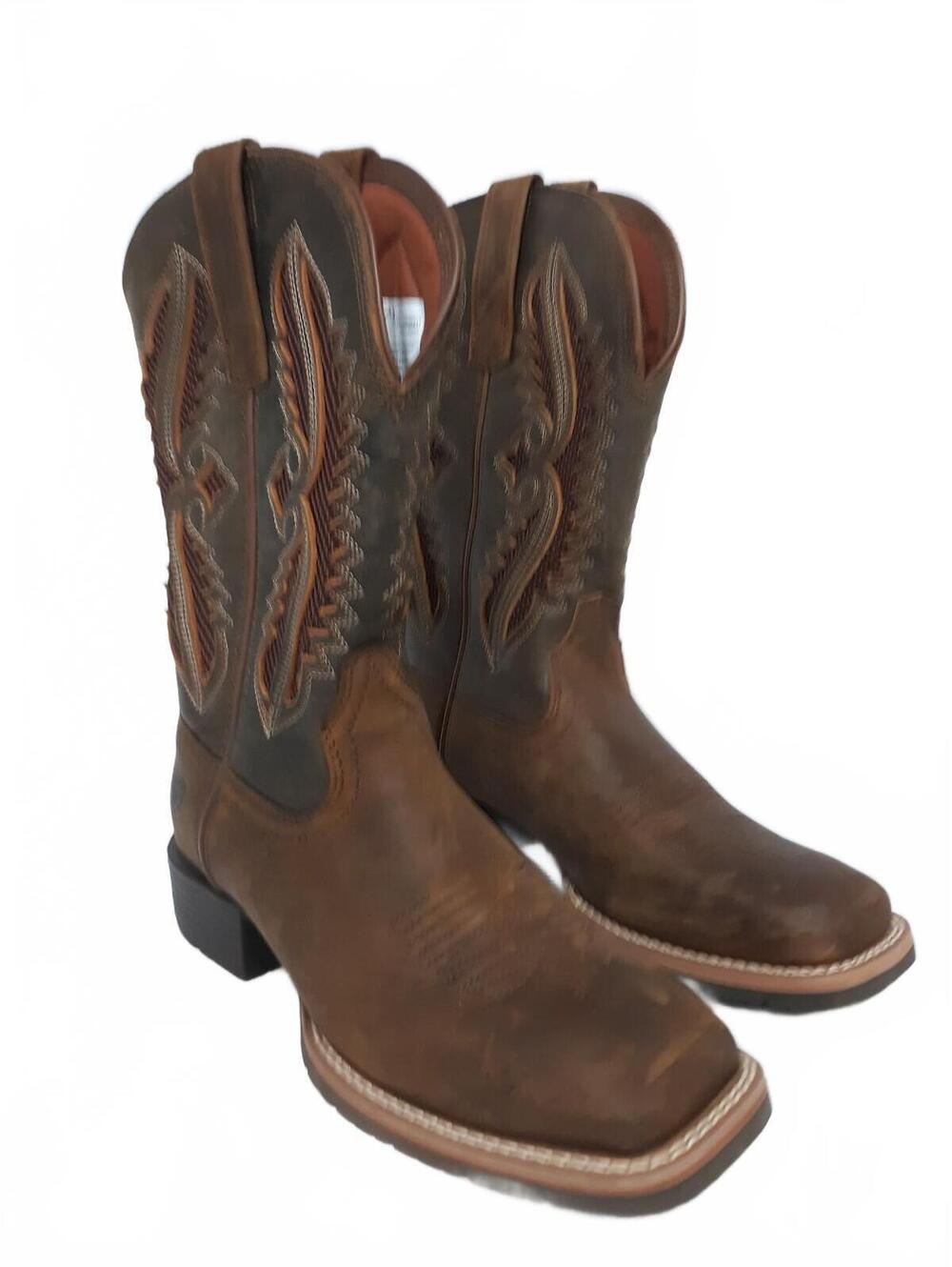 Ariat 10040411 Women Western Boots 6 B Square Toe Hybrid Rancher VentTEK Cooling